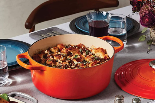 le creuset 11-19 blau schale